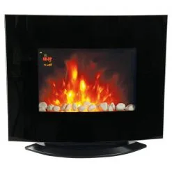 Ohmex Elektro-Kamin Flammen-Effekt - Heizlüfter